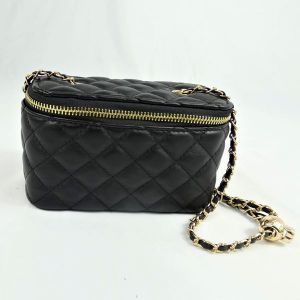 13430 LADIES HANDBAG WITH GOLD CHAIN STRAP